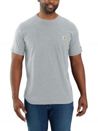 Hellgraues Carhartt Herren Pocket Shirt